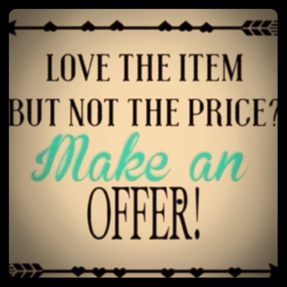 I’m open to offers!